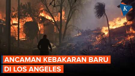 Angin Kencang Menerjang, Los Angeles Hadapi Ancaman Kebakaran Baru