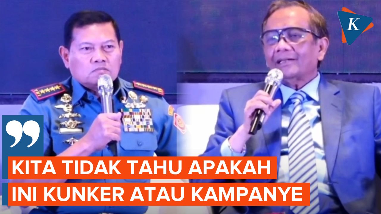 Momen Panglima TNI Bertanya ke Mahfud MD soal Pengamanan Pejabat Negara yang Ikut Pemilu 2024