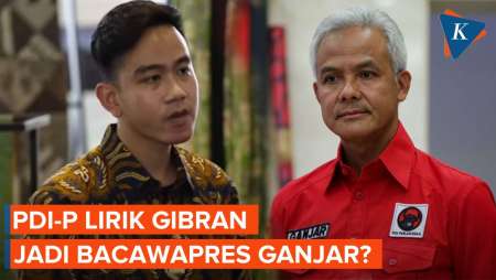 Lirik Gibran, PDI-P Pertimbangkan Jadi Bacawapres Ganjar?