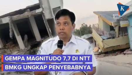 BMKG Ungkap Penyebab Gempa M 7,7 di NTT