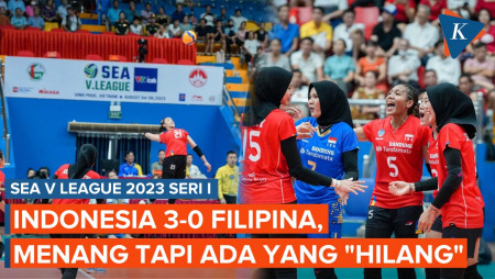 Hasil Timnas Voli Indonesia Vs Filipina 3-0, Tim Putri Tutup SEA V League dengan Kemenangan