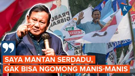 Sering Ditegur karena Berbicara Kasar, Ini Pembelaan Prabowo