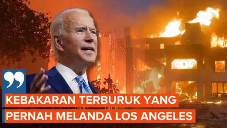 Biden Sebut Kebakaran di Los Angeles Terburuk dalam Sejarah