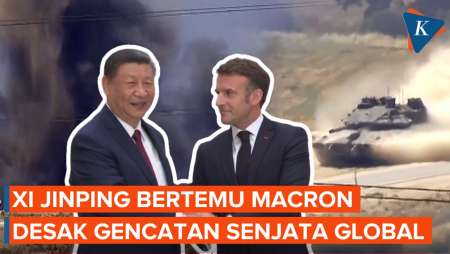 Xi Jinping Bertemu Macron, Desak Gencatan Senjata Global Saat Olimpiade Paris