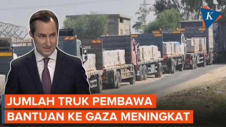 AS Ungkap 175 Truk Bantuan ke Gaza Telah Lewati Penyeberangan di Rafah