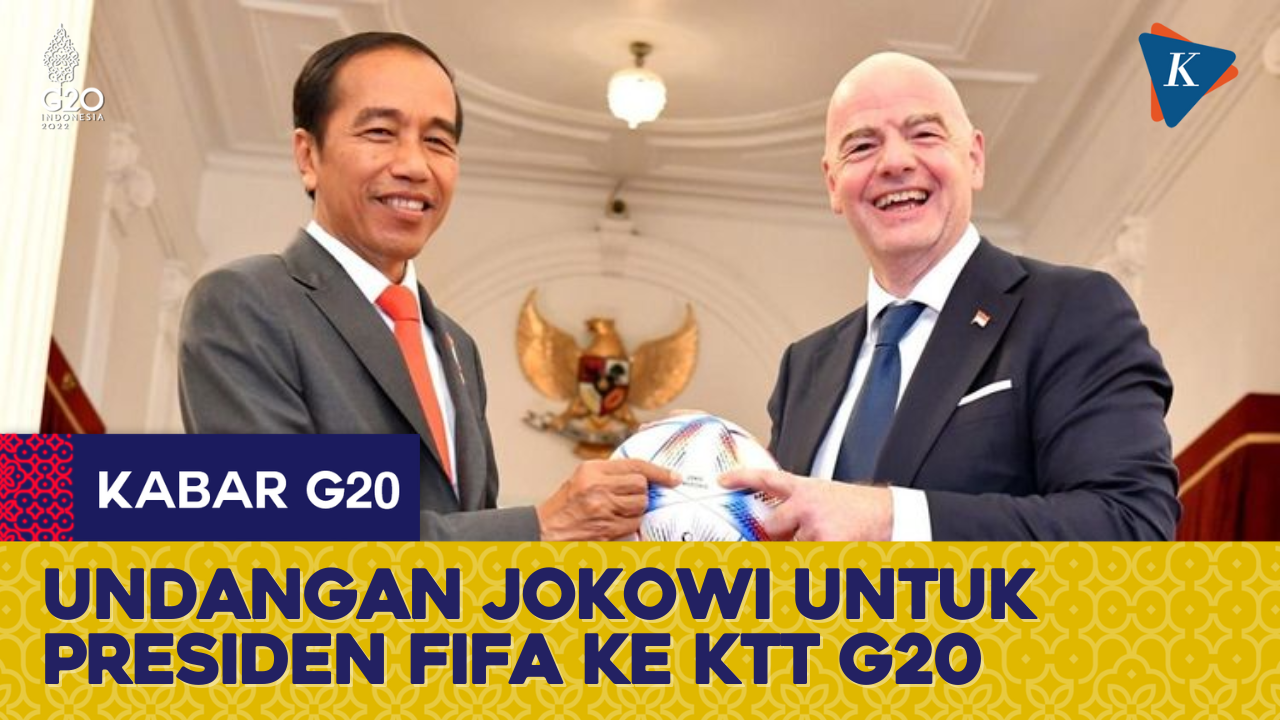 Jokowi Undang Presiden FIFA Gianni Infantino ke KTT G20