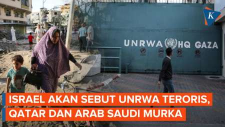 Israel Akan Tetapkan UNRWA Organisasi Teroris, Qatar dan Arab Saudi Murka