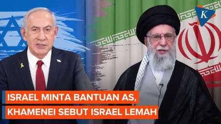 Israel Minta Bantuan AS, Pemimpin Iran Khamenei Sebut Mereka Lemah!