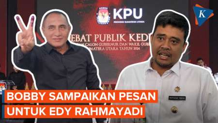 Unggul Quick Count Pilkada Sumut, Bobby Beri Pesan ke Edy Rahmayadi