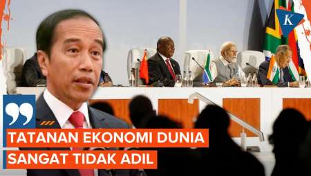 Di Hadapan Anggota BRICS, Jokowi Curhat soal Tatanan Ekonomi Dunia yang Tak Adil