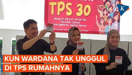 Kun Wardana Tak Unggul di TPS Rumahnya