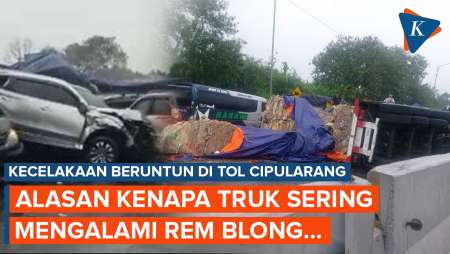 Kecelakaan Beruntun di Tol Cipularang dan Alasan Kenapa Truk Sering Alami Rem Blong