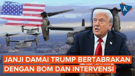 Kontradiksi Trump, "Presiden Perdamaian" Yang Ancam Iran Dan Mengebom Venezuela