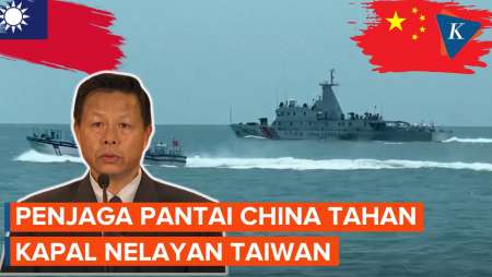 Hubungan Kian Tegang! China Tahan Kapal Nelayan Taiwan