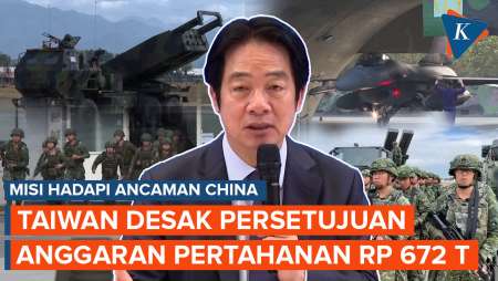 Hadapi Ancaman China, Presiden Taiwan Minta Anggaran Pertahanan Rp 672 Triliun