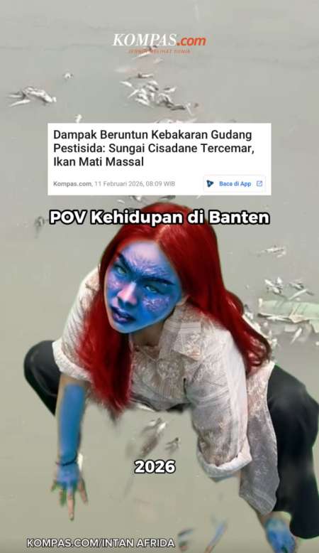 Sungai Cisadane Tercemar Pestisida