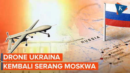 Moskwa Kembali Diserang Drone Ukraina