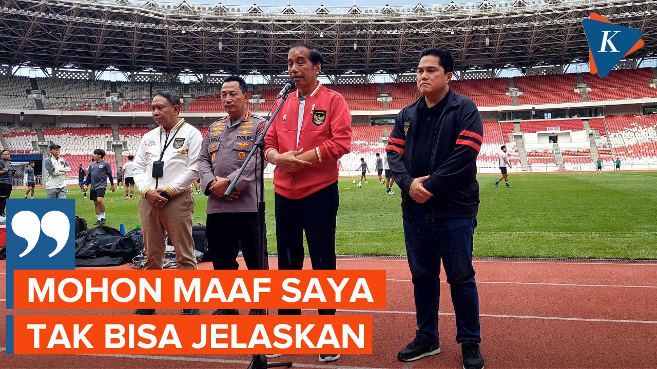 Jokowi Ogah Ungkap Isi Surat dari FIFA