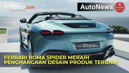 Ferrari Roma Spider Raih Desain Produk Terbaik