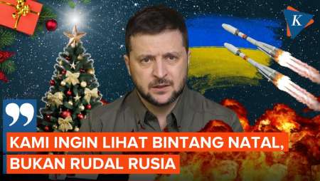 Sampaikan Ucapan Natal, Presiden Zelensky Sindir Ucapan Putin