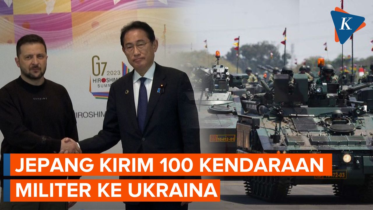 Jepang Akan Berikan 100 Kendaraan Militer kepada Ukraina