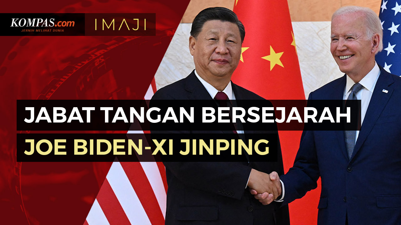Momen Pertemuan dan Jabat Tangan Bersejarah Joe Biden-Xi Jinping di Bali