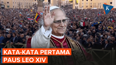 Kata-kata Pertama Paus Leo XIV Usai Terpilih