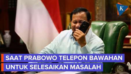 Saat Prabowo Telepon Anak Buah, Soal Daging, Kopdes Hingga Karhutla