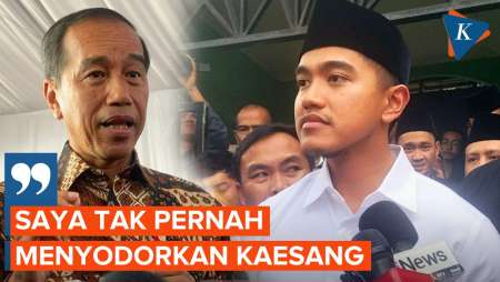 Jokowi Bantah Sodorkan Nama Kaesang ke Parpol untuk Pilkada Jakarta 2024