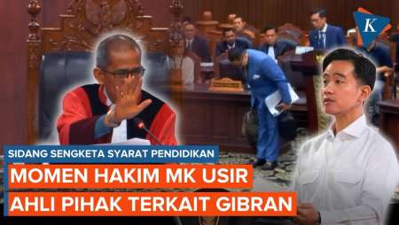 Detik-detik Hakim MK Usir Ahli Pihak Terkait Gibran Karena Sebut Sidang PHPU Ilegal