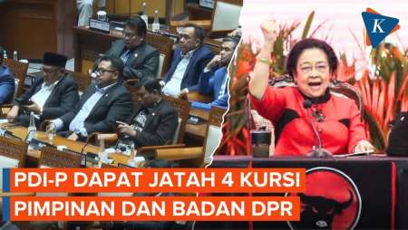 PDI-P Dapat Jatah Pimpinan Terbanyak untuk Komisi dan Badan DPR 2024-2029