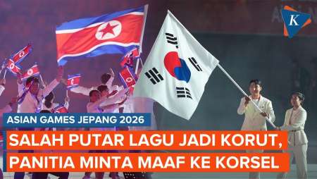 Panitia Asian Games Minta Maaf ke Korsel karena Salah Putar Lagu Kebangsaan Korut