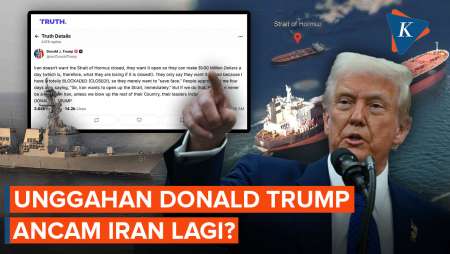 Unggahan Agresif Donald Trump, Ancam Iran Lagi?