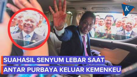 Senyum Dan Pujian Suahasil Antar Purbaya Lepas Posisi Menkeu