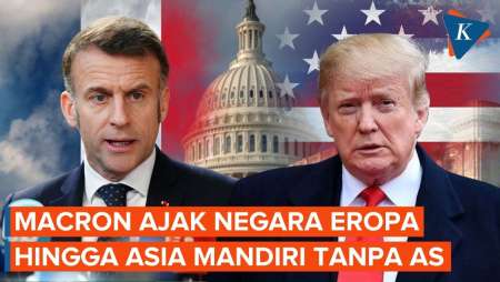 Macron Serukan Eropa Hingga Asia Bersatu Mandiri Tanpa AS
