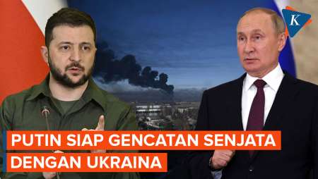 Putin Siap Gencatan Senjata dengan Ukraina