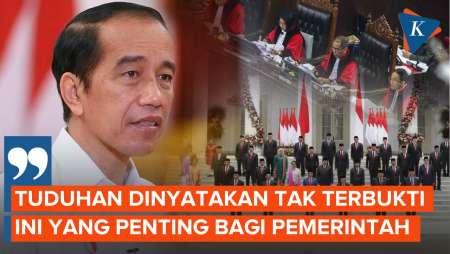 Jokowi: Tuduhan ke Pemerintah Tidak Terbukti, Ini yang Penting!