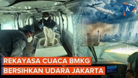 Hujan Buatan BMKG Turunkan Polusi Jakarta