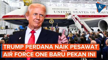 Meski Picu Kontroversi, Trump Perdana Naik Air Force One Hadiah Qatar Pekan Ini