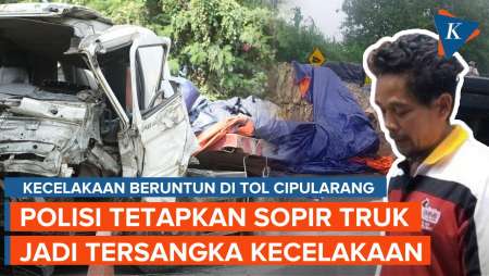 Sopir Truk Jadi Tersangka Kecelakaan Beruntun di KM 92 Tol Cipularang