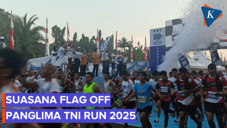 Momen Pembukaan Panglima TNI Run 2025, Ramai dan Meriah!