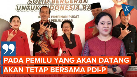 Puan Yakin Jokowi Tetap Bersama PDI-P di Pilpres 2024