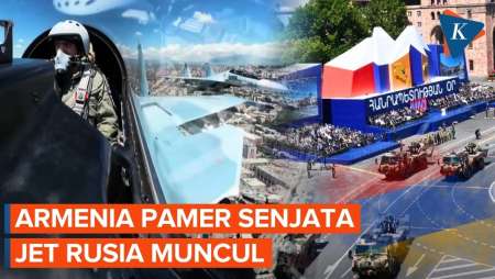Armenia Unjuk Kekuatan! Su-30 Rusia Dan Senjata Berat Dipamerkan