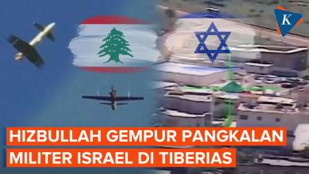 Pangkalan Militer Israel di Tiberias Dibombardir Drone Hizbullah