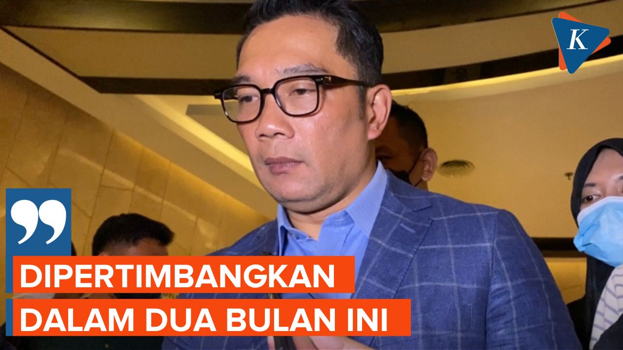 Ini Jawaban Ridwan Kamil soal Pilihan Partai Politik untuk Bernaung