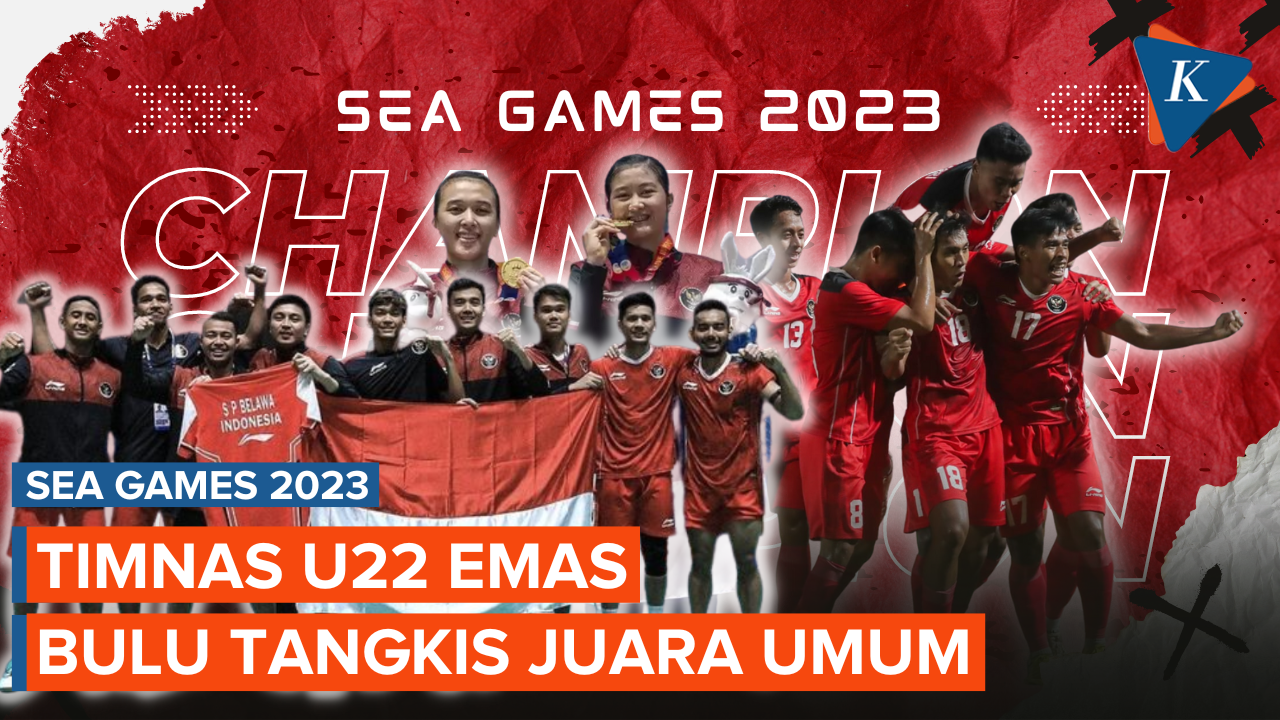 Indonesia Full Senyum: Timnas U22 Emas, Bulu Tangkis Juara Umum