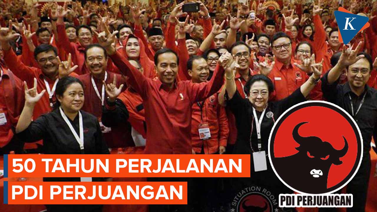 50 Tahun PDI-P dan Jejak Dualisme Pemimpinan Partai.