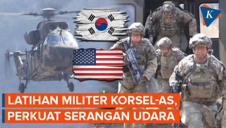 Momen Latihan Serangan Udara Korea Selatan dan AS