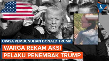 Penembak Trump Terekam Kamera Warga, Lepas Tembakan ke Mantan Presiden AS Itu dari Atap