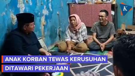 Pramono Tawarkan Kerja ke Anak Korban Tewas Kerusuhan di Pejompongan